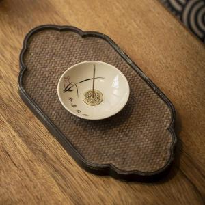 お香立て セラミック 陶器 招財進寶 蘭花柄 ...の詳細画像2