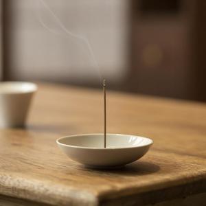 お香立て セラミック 陶器 招財進寶 蘭花柄 ...の詳細画像3