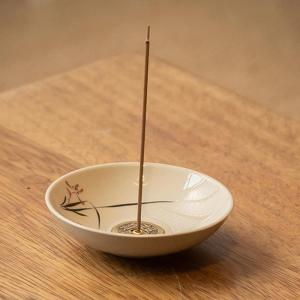 お香立て セラミック 陶器 招財進寶 蘭花柄 ...の詳細画像5