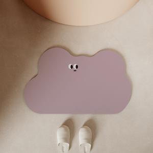 バスマット 足拭きマット pu ソフト 高吸水力 滑り止め 北欧風 浴室足ふき 洗濯耐久性 低反発 マイクロファイバー 大判 軽量 防臭