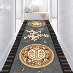 廊下カーペット ラグ センターマット 3Dプリント ホテル 防音 冷房対策 心地良い オシャレ 大判 ナチュラル 滑り止め 手触りいい