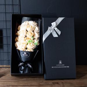 プリザーブドフラワー 永遠の花 赤いバラ 18輪 花束 ブーケ プレゼント ソープフラワー ギフト インテリア 妻 彼女 恋人 母 卒業
