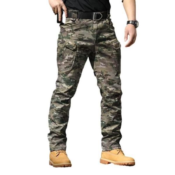 アウトドア タクティカルパンツ メンズ 格闘 戦術 軍事 タクティカル カーゴパンツ ストレッチ X...