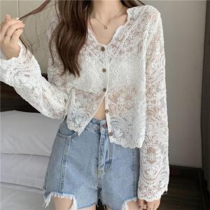シャツ レディース カットソー シースルー ト...の詳細画像3