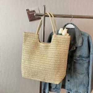 かごバッグ レディース 大容量 トートバッグ ...の詳細画像1