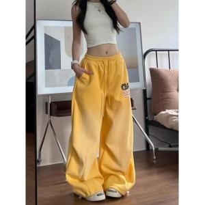 スウェットパンツ レディース ワイドパンツ ダ...の詳細画像5