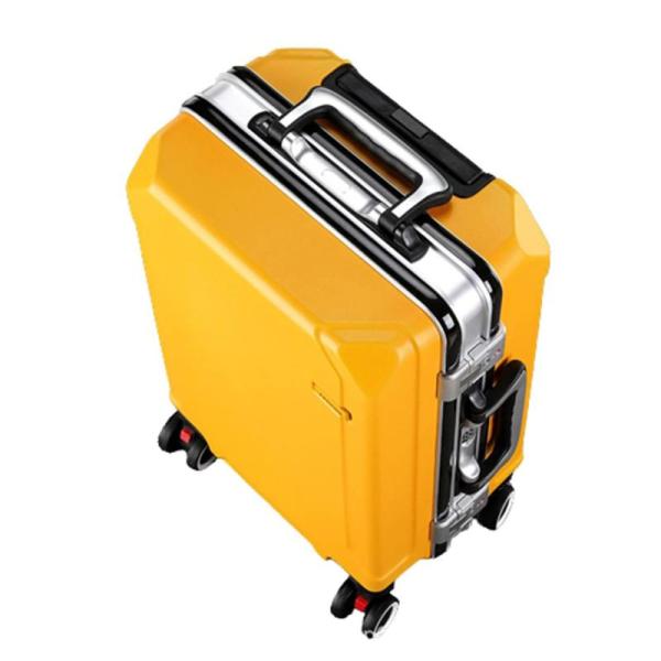 スーツケース キャリーケース 機内持ち込み 35L キャリーバッグ USB充電口 アルミフレーム 超...