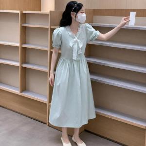 ワンピース ロング 体型カバー レディース 半...の詳細画像5