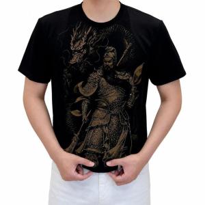 Tシャツ メンズ 半袖 丸首 三国志 関羽 武将...の商品画像