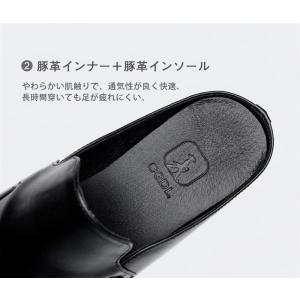 サボサンダル メンズ かかと ビジネスシューズ...の詳細画像5