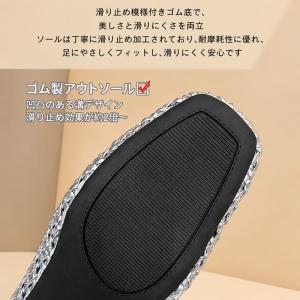 パンプス サンダル レディース スクエアトゥ ...の詳細画像5