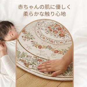 ラグ 円形 カーペット 丸型 ヨーロピアン調 ...の詳細画像4