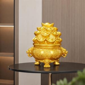 貯金箱 聚宝盆 風水 置物 招財 財運 商売繁...の詳細画像3