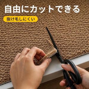 玄関マット 室内 泥落とし ドアマット サイザ...の詳細画像1