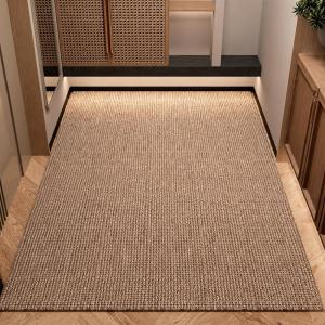 玄関マット 泥落としマット 屋外 屋内 北欧風 サイザル麻風 モダン 滑り止め フリーカット 耐摩耗性 吸水 速乾 家庭用 業務用 廊下