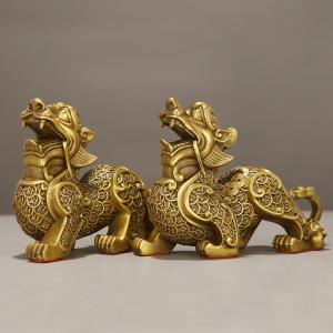 ヒキュウ 置物 貔貅 風水 招財 財運アップ ...の詳細画像2