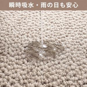 ラグ 円形 ラグマット 丸型 サイザル麻風 カ...の詳細画像5
