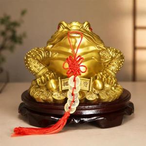 三脚蟾蜍 風水 置物 銭蛙 三足の蛙 真鍮製 ...の詳細画像4