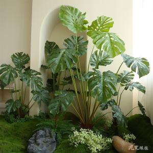 モンステラ フェイクグリーン 12葉 大型 人...の詳細画像2