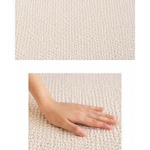 円形ラグ 丸型 カーペット 麻風 ジュート調 ...の詳細画像4