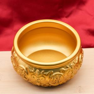 風水 置物 聚宝盆 真鍮 招財 財運アップ 商...の詳細画像5