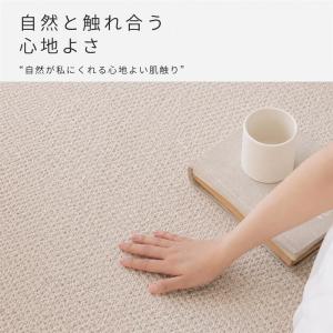 ラグ カーペット サイザル麻風 猫 爪とぎ防止...の詳細画像3