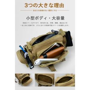 ウエストバッグ メンズ ボディバッグ 大容量 ...の詳細画像5