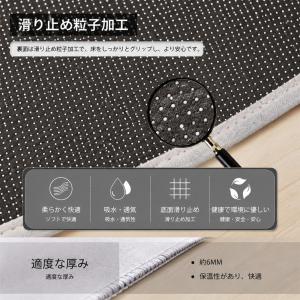 ラグ カーペット 絨毯 北欧風 モダン 洗える...の詳細画像5