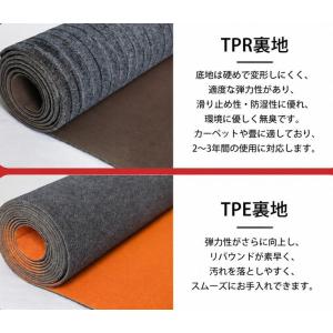 廊下敷きマット ロールカーペット 滑り止め ロ...の詳細画像3