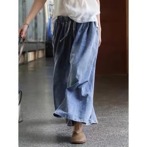 デニム ワイドパンツ レディース バルーンパン...の詳細画像4