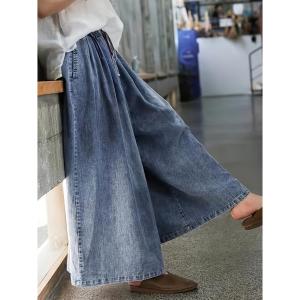 デニム ワイドパンツ レディース バルーンパン...の詳細画像5