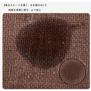 ラグ 円形 チェアマット 滑り止め おしゃれ ...の詳細画像5