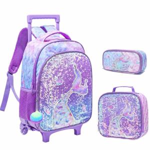 キャリーバッグ 女の子 リュックサック キャスタ...の商品画像