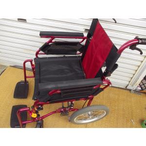 KS-1008-16   レッグサポートなし　軽量車いす キャリカルプラス 介助型　PMS-4