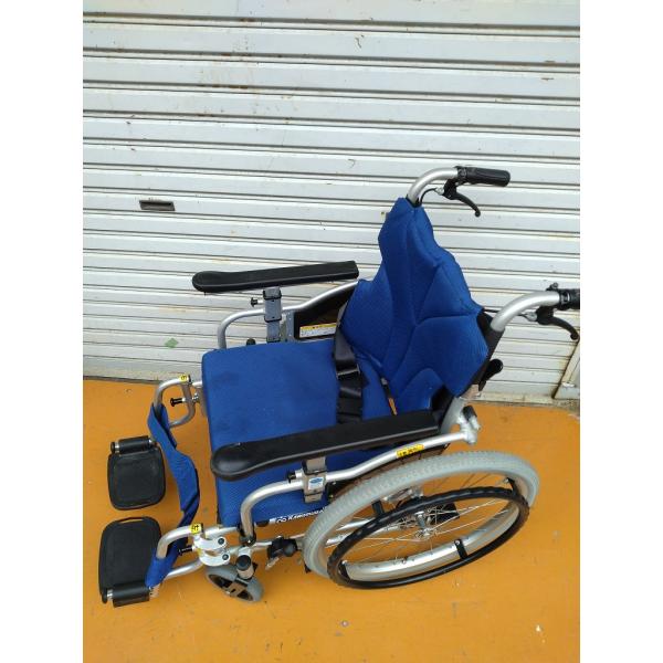 KS-23-0608-19　カワムラサイクル　簡易モジュール車椅子（低床型）　KZ20-40　