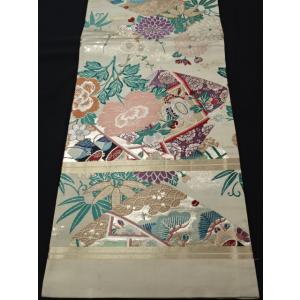 アンティーク丸帯　松竹梅