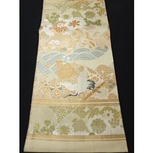 丸帯 アンティーク ヴィンテージ 金帯 394cm 花嫁衣装 貸衣装 中古 リサイクル 結婚式 婚礼 着付け 舞台 きもの 着物 3411 丸帯 アンティーク ヴィンテージ 金帯 394cm 花嫁衣装 貸衣装 中古