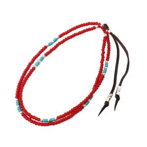 goro's（ゴローズ） 【新品】赤ビーズ一連 ホワイトハーツ / Goro's