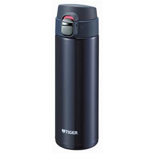 【WEB限定】 タイガー魔法瓶(TIGER) 水筒 480ml ワンプッシュ ステンレスボトル 保冷 保温 軽量 お手入れ簡単 ブルーブラック MMJ-A048KA