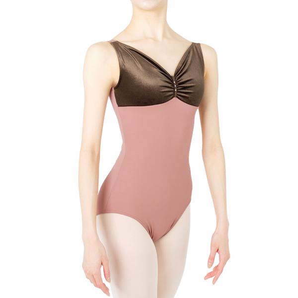 バレエ レオタード 子供 キッズ ジュニア 大人 日本製 袖なし ノースリーブ タンク ライナー付き...