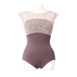 バレエ レオタード 子供 キッズ ジュニア 大人 日本製 ライナー付き 裏地付き タンク スカートなし ノースリーブ 袖なし レース