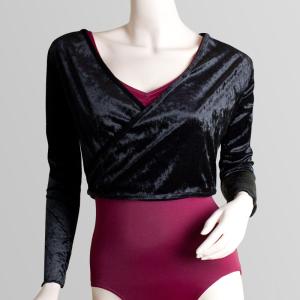 バレエ トップス 上着 子供 大人 キャプスリーブ 半袖