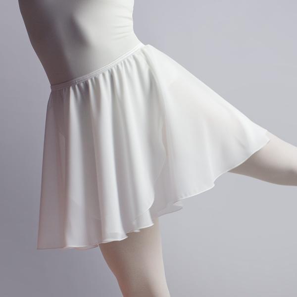 バレエ スカート 日本製 子供 キッズ ジュニア 大人 プルオンスカート ラップ風スカート ウエスト...
