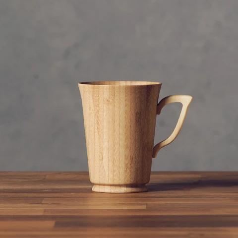 RIVERET マグS RV-201SB ブラウン 天然孟宗竹 食洗器対応 ギフト プレゼント 贈り...