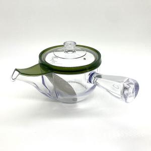 割れない透明急須 グリーン 280ml WK207 ポリカーボネート製の急須