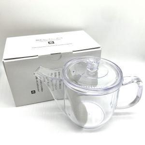 割れないティーポット クリア 520ml 4〜5人用 ポリカーボネート製のポット ティーポット 注ぎやすい 食洗器対応