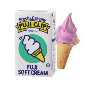 ソフトクリームミックス リキッド ストロベリー 冨士クリップ 1000ml 守山乳業 アイスクリーム...