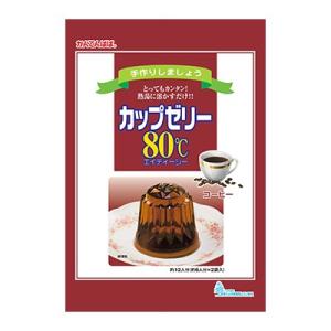 かんてんぱぱ カップゼリー80℃ コーヒー 100g×2袋入