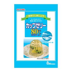 かんてんぱぱ カップゼリー80℃ クール サイダー味 100g×2袋入