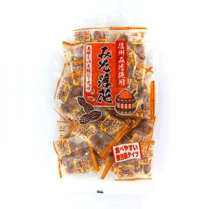みそ落花 215g 食べやすい個包装 豆菓子 美味しい大粒ピーナッツ｜ange-yokohama